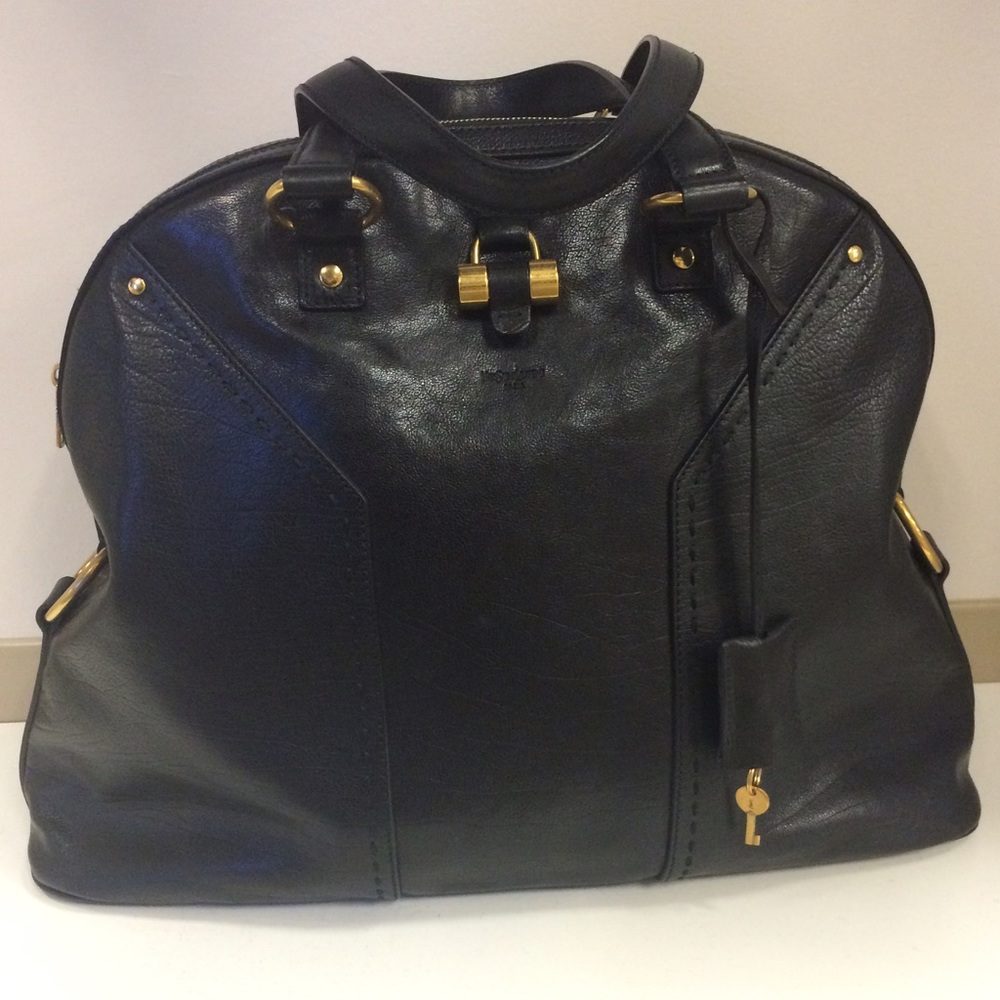 YSL Muse Black Leather Bag